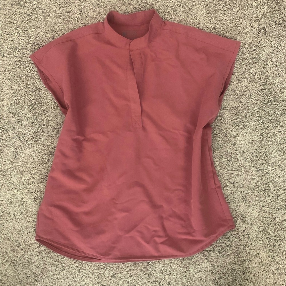 NEW Figs Dusty Mauve Rafaela Scrub Top